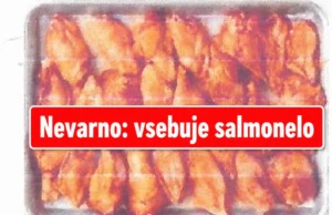 Pozor! V tem perutninskem mesu slovenskega proizvajalca našli salmonelo