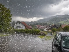 Toča grozi Sloveniji! Poglejte, kje je največja verjetnost za njen nastanek (FOTO)