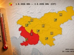 V tem delu države razglasili zelo visoko požarno ogroženost