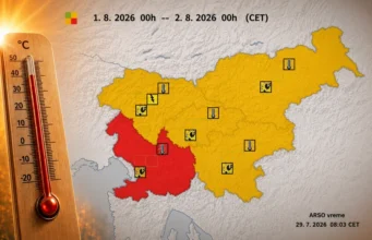 V tem delu države razglasili zelo visoko požarno ogroženost