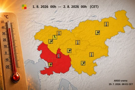V tem delu države razglasili zelo visoko požarno ogroženost