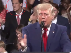 Trumpov govor zasenčil posnemovalec v ozadju, splet ponorel: »Glave jim bodo eksplodirale« (VIDEO)