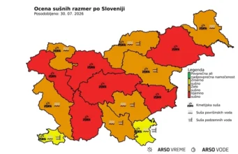 Stanje v Sloveniji alarmantno! Iz dneva v dan je manj vode