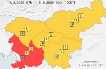 Vročinski pekel se končuje z neurji: danes grozijo hude nevihte