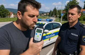 Ne boste verjeli, koliko je napihal 29-letnik! Treznil se je pri policistih
