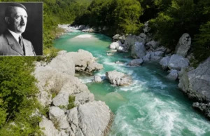 Šokanten prizor ob Soči: razobesili so zastavo Hitlerjeve Nemčije