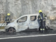 Pretresljiv prizor na primorski avtocesti: vozilo je popolnoma uničeno (FOTO)