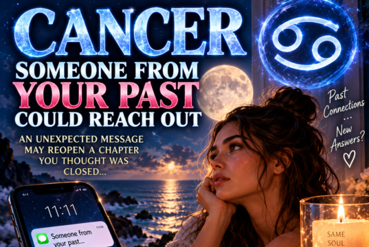 Cancer: Someone From Your Past Could Reach Out