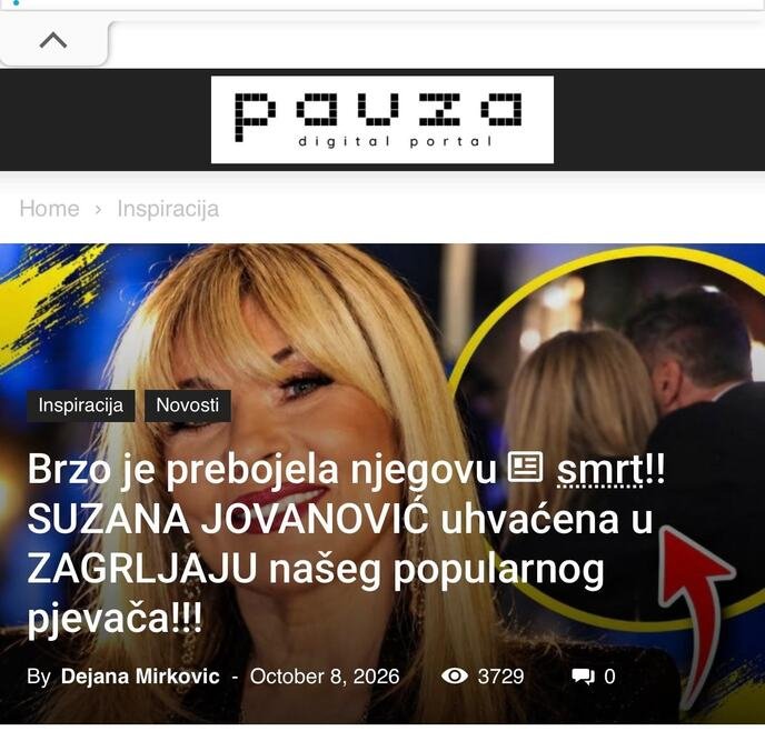 Brzo je prebolela Sašinu smrt, već je uhvaćena u zagrljaju poznatog pevača. Šokirat ćete se kada vidite ko je on!