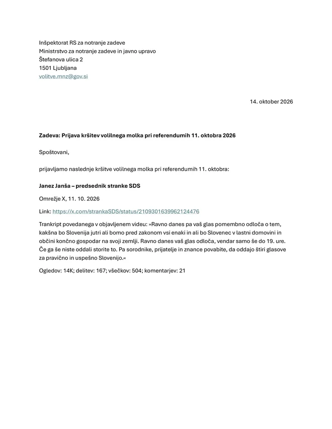 POLITIČNI PRETRES PO REFERENDUMIH?! JANŠA IN DRUGI ZNANI POLITIKI DESNICE SOOČENI S PRIJAVO! Poglejte, kaj jim očitajo in kakšne posledice bi jih lahko doletele!