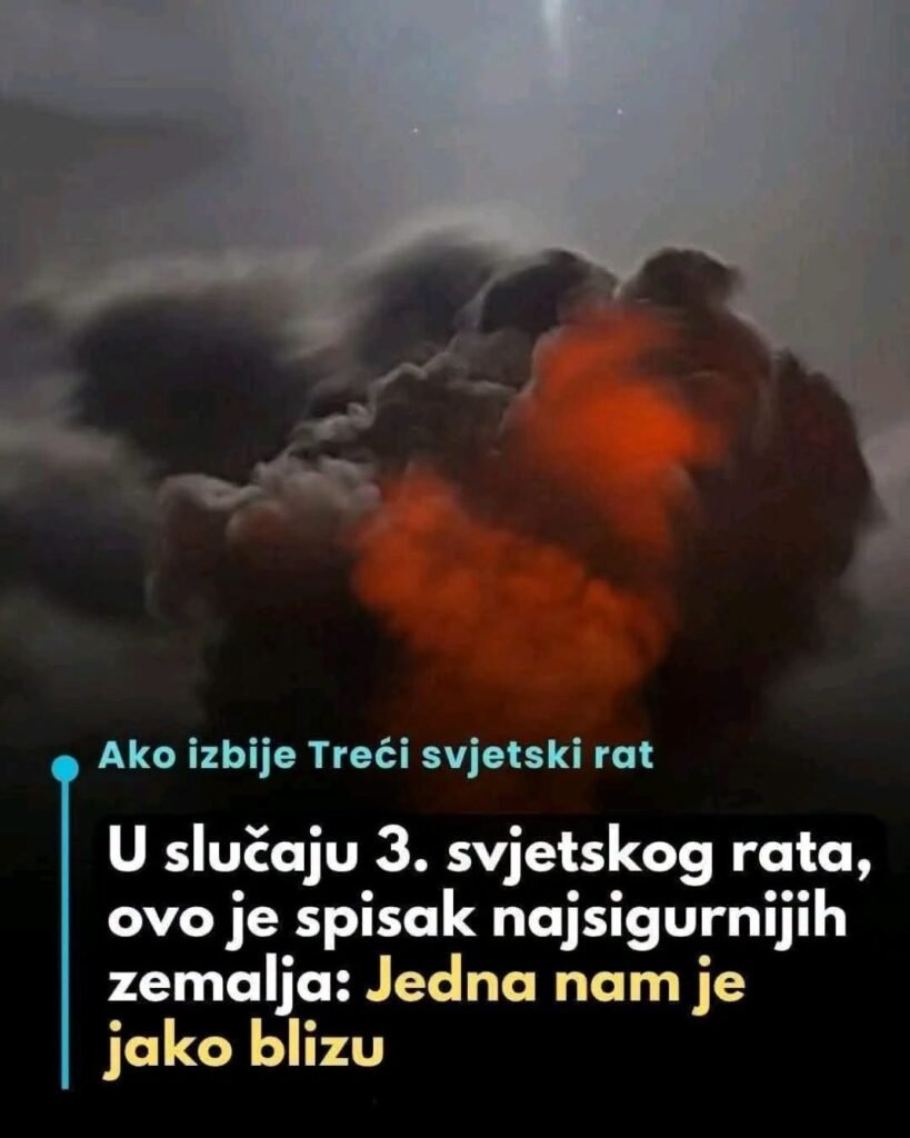 U slučaju 3. svjetskog rata, ovo je spisak najsigurnijih zemalja: Jedna je jako blizu