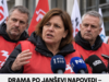 DRAMA PO JANŠEVI NAPOVEDI – Sindikati udarili nazaj: »Besede so drugačne, cilj pa ostaja enak«