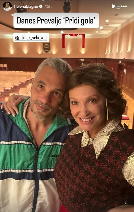 FOTO: Poglejte v kakšnem stanju je Helena Blagne prišla na oder – ne boste je prepoznali – ”Pridi gola”