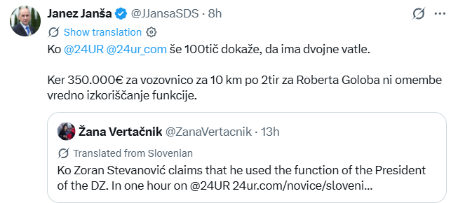 JANŠA DANES OSTRO UDARIL PO GOLOBU! V JAVNOSTI ZNOVA ODMEVA 350.000 EVROV – POGLEJTE, KAJ JE PREMIER OČITAL NJEMU IN POP TV!