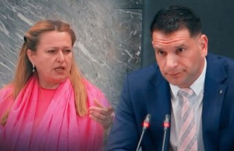 VIDEO: Šok za poslanko Svobode – Stevanović je izgubil živce – poglejte kaj je storil